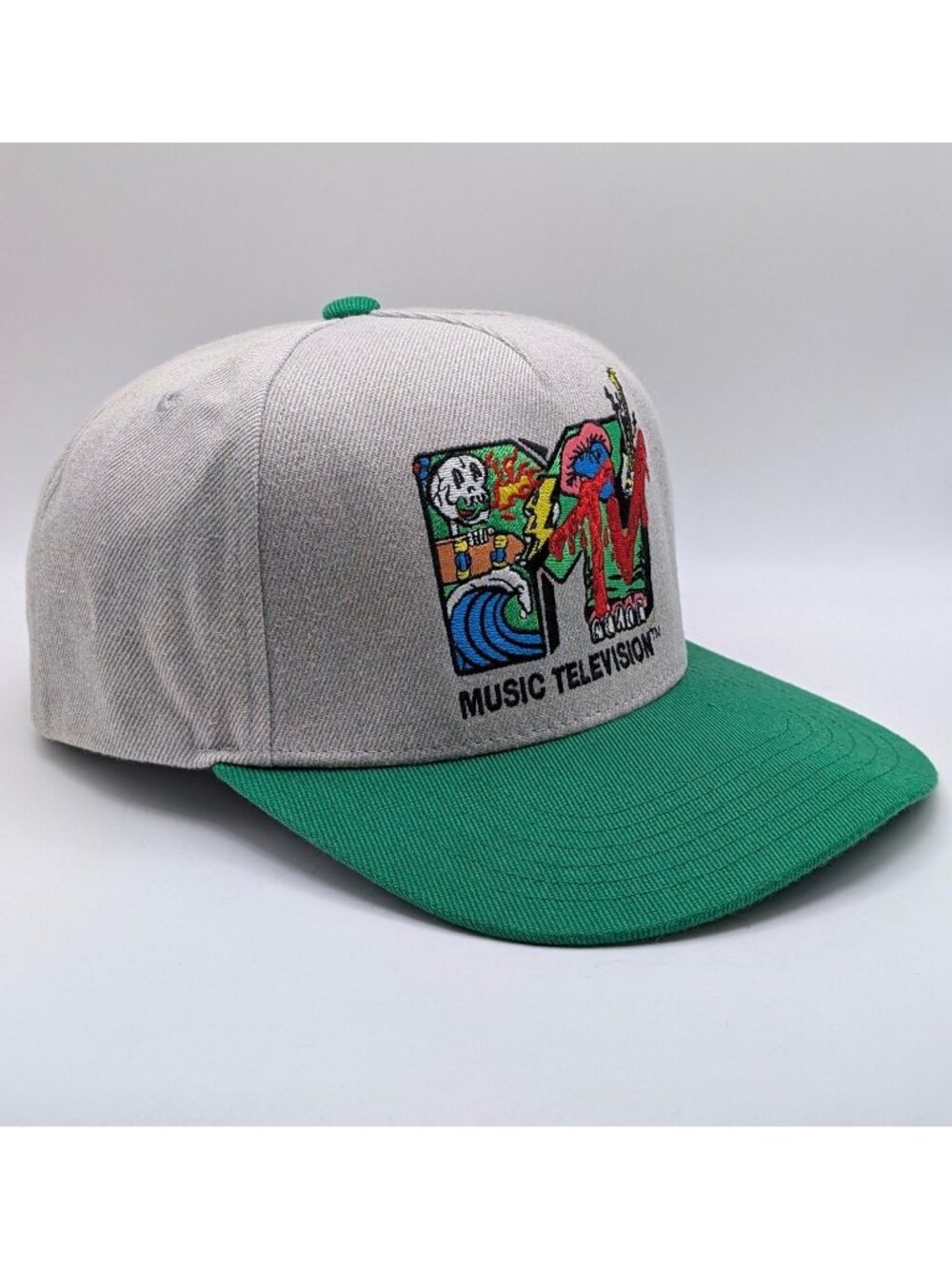MTV Music Television Snapback Hat Colorful Retro Y2K Summer Street Wear Beach